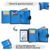 SENDEFN Men's Wallets Multifunctional RFID Blocking Leather Wallet Credit Card