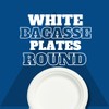 CafeTEq Bagasse Heavy-Duty White Round Plates Super Rigid Disposable Eco