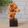 Naturecraft Wood Effect Resin Statue Ornament Figurine - Wolves