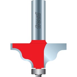Freud 2" Solid Surface Edge Profile Router Bit with 1/2" Shank, Steel Bearing - Ideal for Fabricating Countertops and More, Designed for Decorative Edges on Solid Surface Materials - 85-131