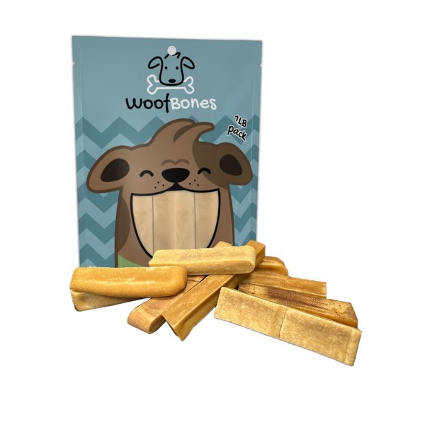 WoofBones Premium Yak Cheese Himalayan Dog Chews, All-Natural, Gluten-free, Grain-free,