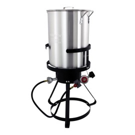 Chard TFP30A Aluminum Turkey Fryer Pack, 30 Quart