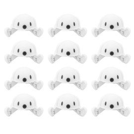 12Pcs Animal Baby Corner Guard Soft Flexible Silicone Self Adhesive Cute Animal Dog Table Corner Protector Pure White