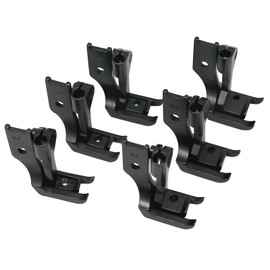 Fbshicung 6SET #S380-B Walking Welt Cording Foot Compatible with JUKI DNU-241,LU-562,Brother LS2-B837,Consew 206RB,225,Singer 153K101(3mm+4mm+5mm+6mm+8mm+10mm)