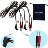 2Pcs/pack Replacement Electrode Lead Wires Connect Cables Pin 2mm For