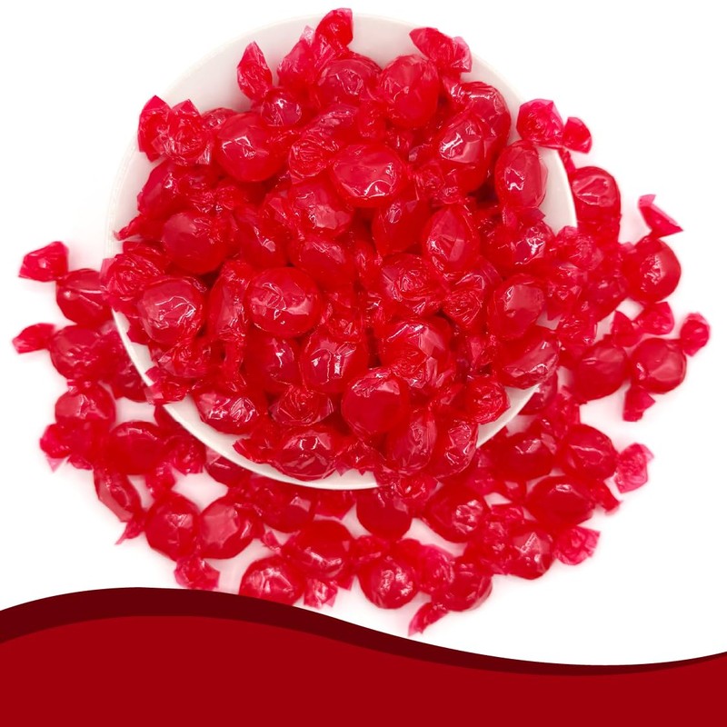 Cinnamon Discs Hard Candy - 2 Pound Bulk Pack (About