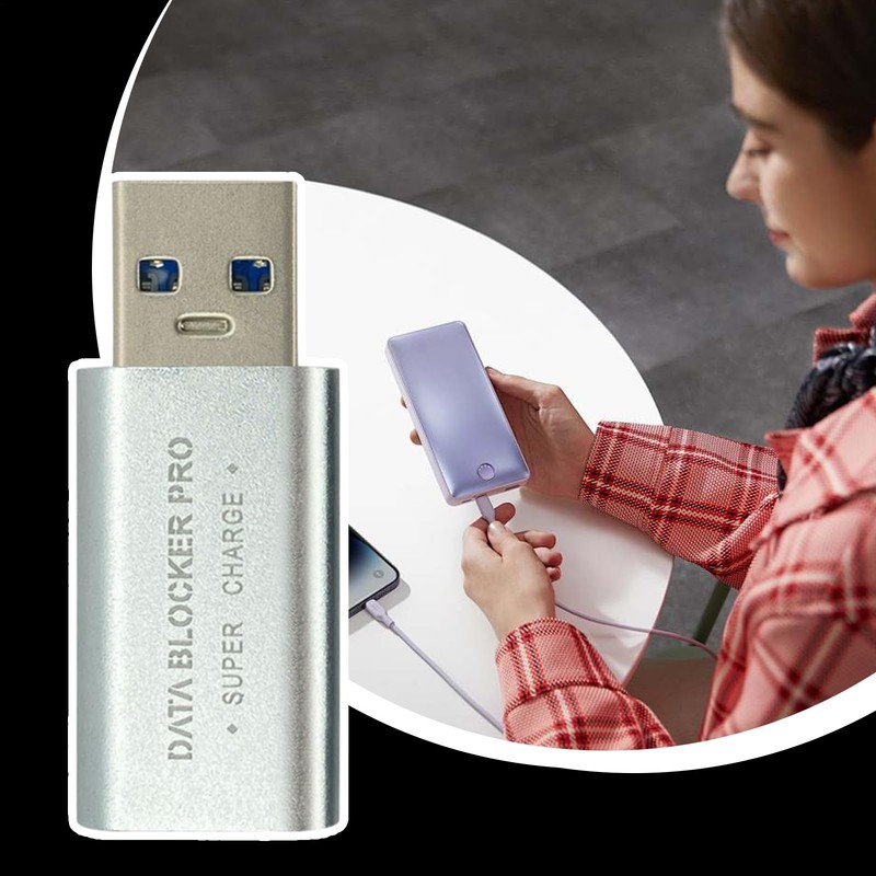 USB Data Blocker, Portable USB Data Blocker, Fast Charging Adapter