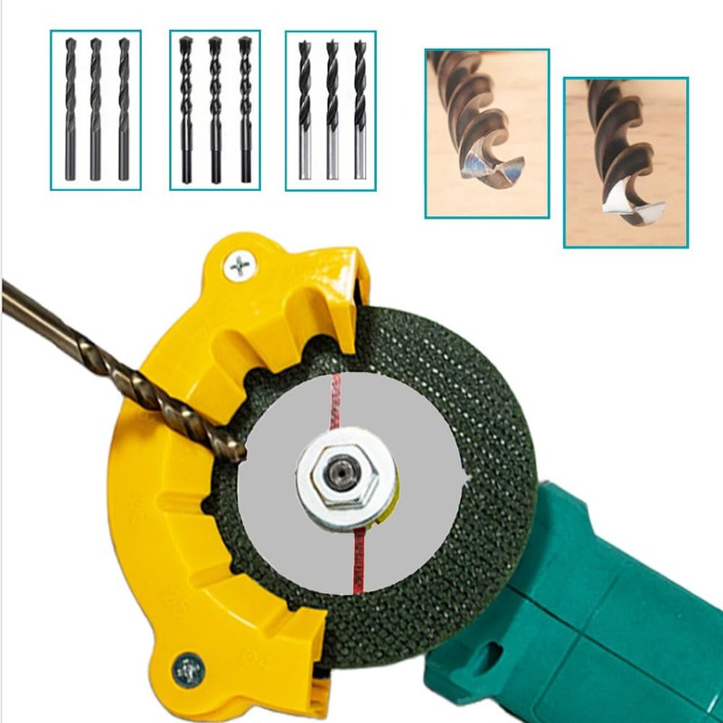 2 Pcs Precision Drill Bit Sharpening Guide Tool, Drill Bit