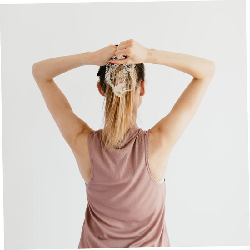 TOVINANNA 60pcs Ballet Hair Nets Elastic Mesh Bun Covers for