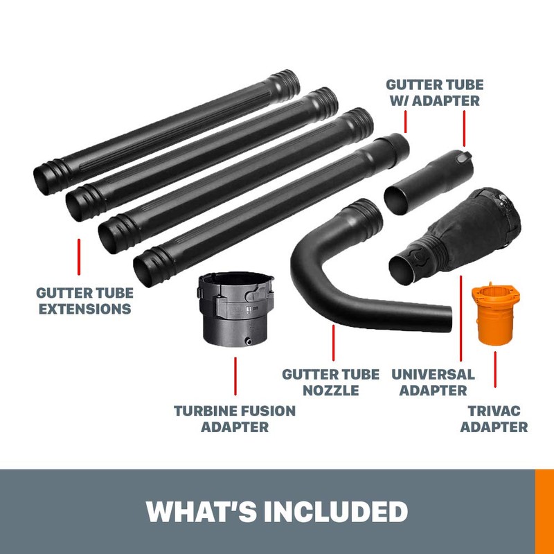 Worx WA4094 Gutterpro Cleaning Kit, 11’ Reach