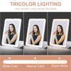 LED Rechargeable Travel Vanity Mirror Folding Portable Lighted Makeup Beauty