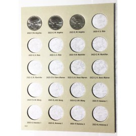 2022 P,D,S American Women Quarters H.E. Harris Coin Folder with Maya Angelou Qtr