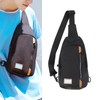 GOLDEN WOLF Chest Sling Bag Adjustable Shoulder Strap Waterproof Messenger