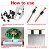 YIXISI 110 PCS ABS Round Spacer Assortment Kit, for M6