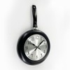 Timelike Wall Clock, 10 inch Metal Frying Pan Kitchen Wall