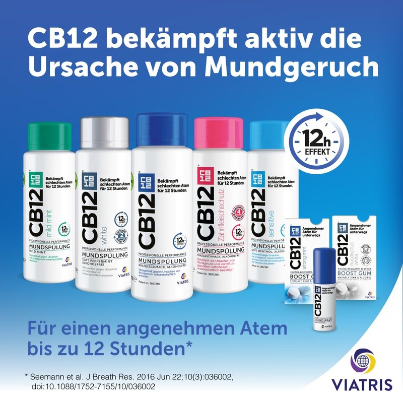 CB12 Zahnfleischschutz Mundspülung: Mundgeruch bekämpfen und Zahnfleisch schützen – neue