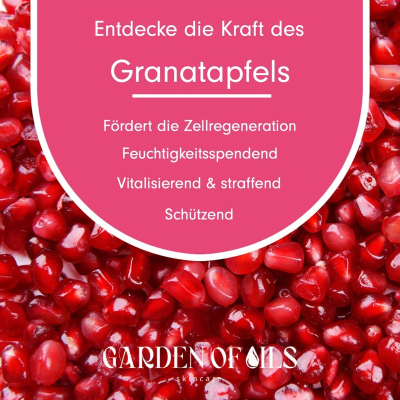 Organic Pomegranate Face Oil - Garden of Oils® - Vitalising