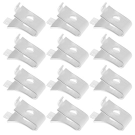EMSea 40PCS Shelf Bracket Clips Aluminum Alloy Adjustable Pilaster Shelf Support Clips for Display/Wine Cabinet Shelves Components Silver