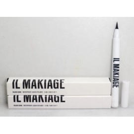 IL MAKIAG BLACK CARD WATERPROOF LIQUID EYELINER 0.05 OZ BOXED LOT OF 2 PIECES