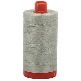 Aurifil Mako Cotton Thread Solid 50wt 1422yds Spearmint, Red