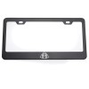 KA Depot For Maybach License Plate Frame Matte Black W/Chrome