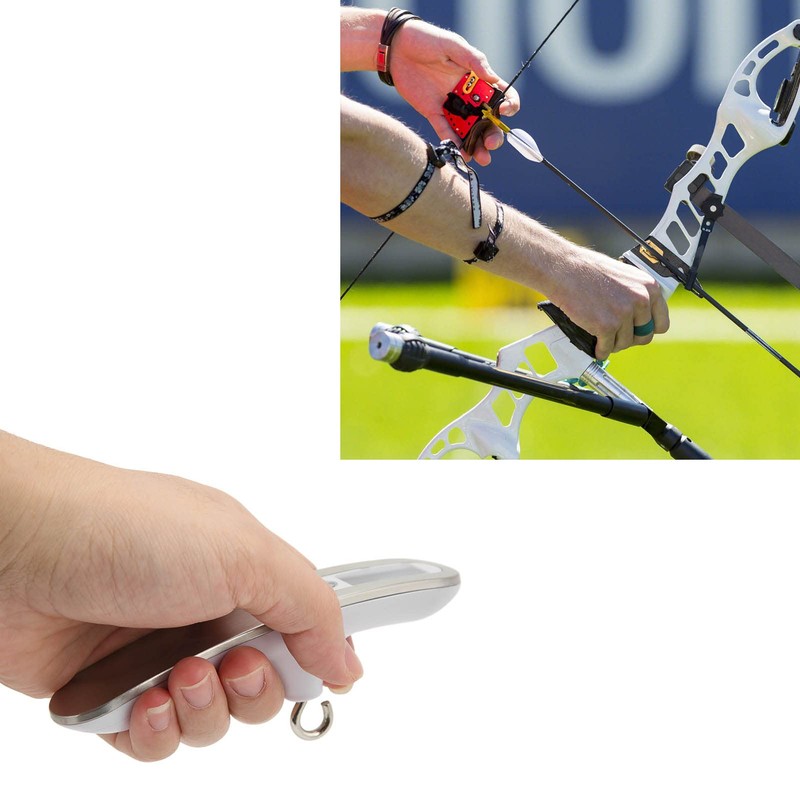 Archery Bow Scale with LED Display 110lb/50kg Hanging Scale Portable