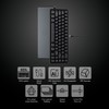 OOCTPK Chilkey ND65 Wired Aluminum Mechanical Keyboard, 65% Layout Portable