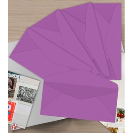 Colored #10 Envelopes - 50 Envelopes (Purple Grape)