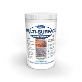 Seal-Once Premium Multi-Surface Cleaner Concentrate, Cleans & Enhances a Wide Range of Applications from Wood, Concrete, Outdoor Fabrics, Docks and Piers, Cleans up to 2,400 Sq. Ft. (2 lb.)