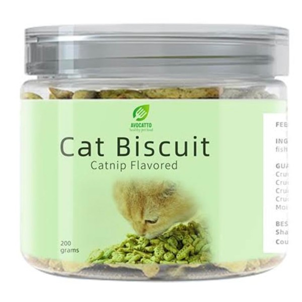 Catnip Cat Treats for Cats, Training Biscuits Treats for Hairball
