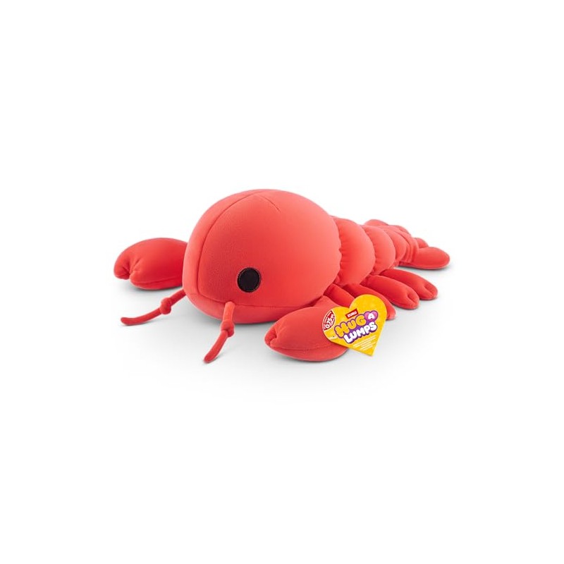 Hug-A-Lumps Lobster Lenny by ZURU, Small, 1.65 lbs, Cuddly Squishy