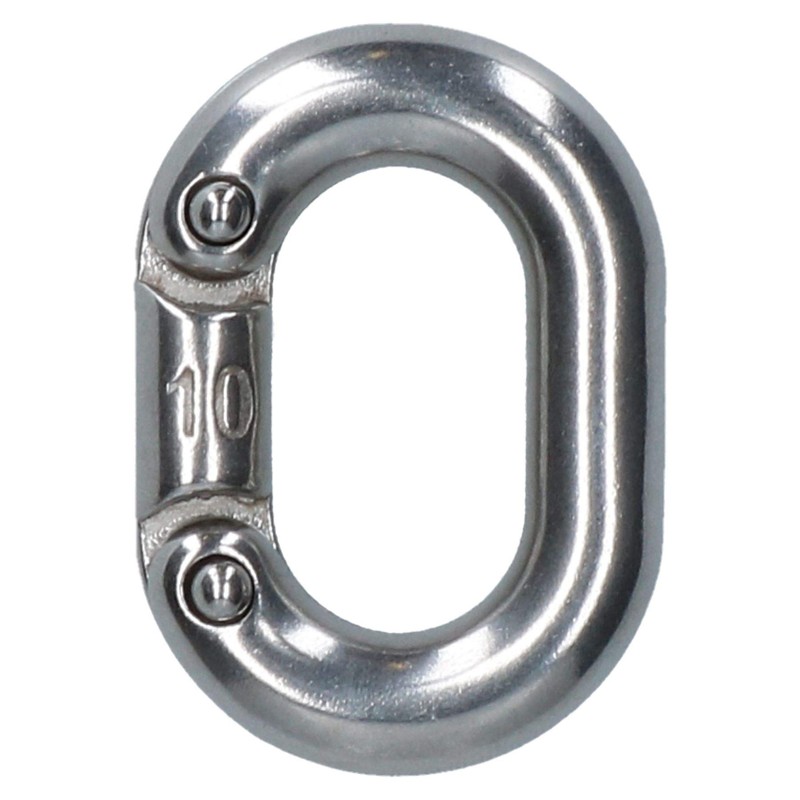 2 x Chain Connecting Link 10mm Marine Grade Stainless Steel