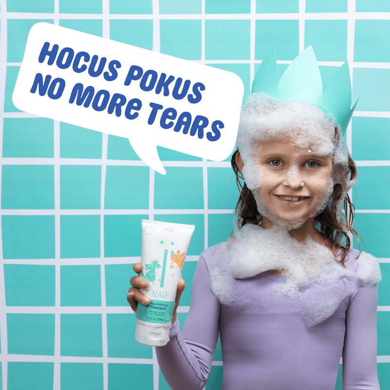 Naïf Kids Shampoo - 200ml - für Kinder - Natürliche