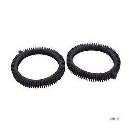 The Pool Cleaner Black Tires (2 in Package) Super Hump Front Tires Concrete Limited Edition