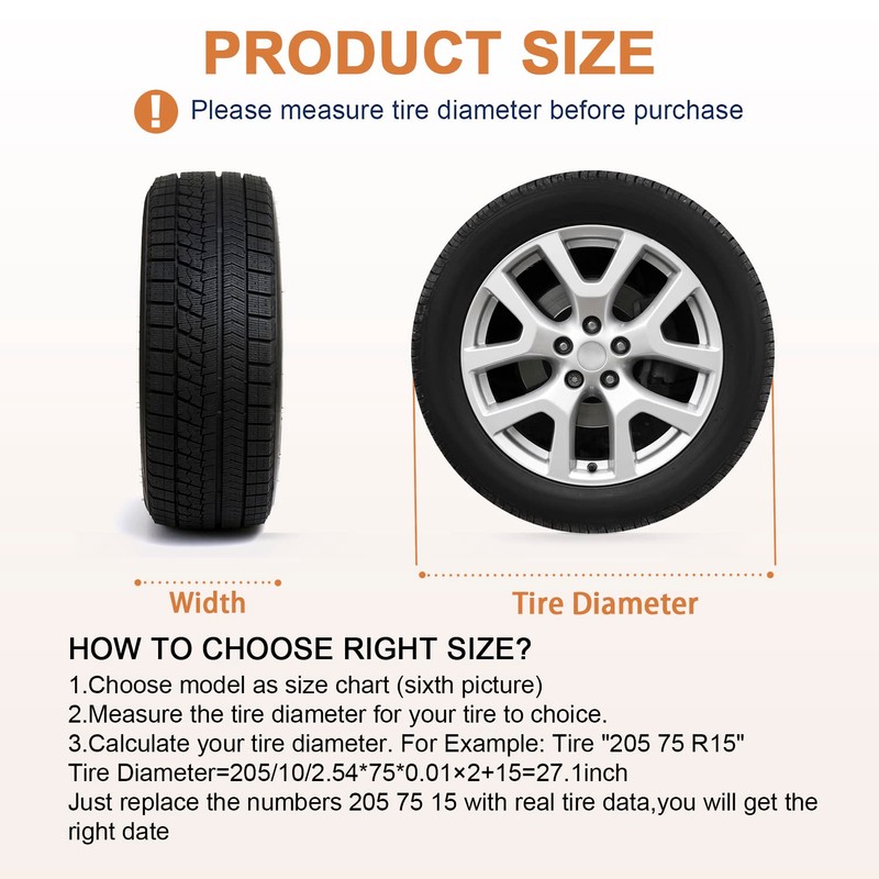 Kayme Rv Tire Covers 4 Pack, Travel Trailer Camper Truck