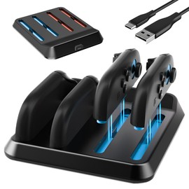 GLDRAM Charger Dock for Switch 2 Joycon P - Lying Down Type