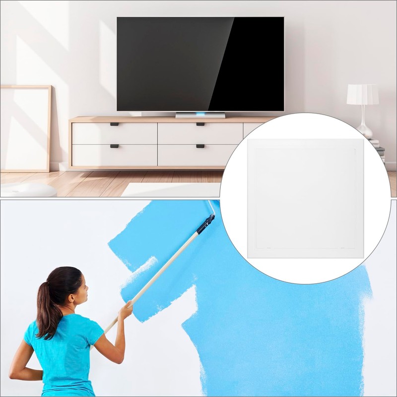 QWORK Access Panel for Drywall 12x12 inch, Plastic Wall Hole