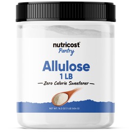 Nutricost Allulose Sweetener (1 LB) - KETO Sugar, 0 Calorie, Low Carb, Natural Sugar Alternative, Crystalline Powder