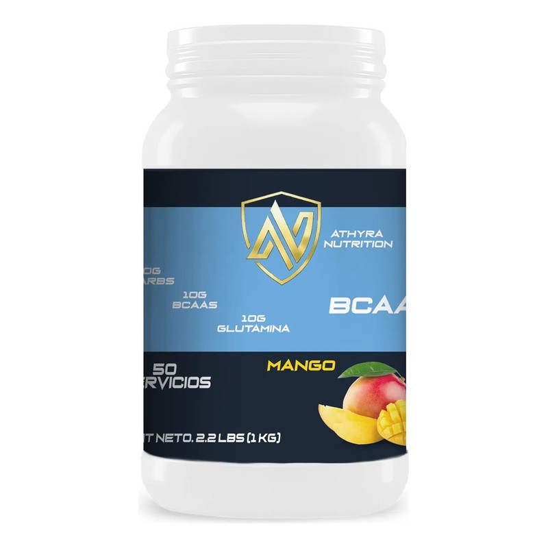 Bcaas Glutamina Athyra Nutrition 1 Kg 50 Servicios
