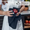Encasa XO Kitchen Dish Towels Set | Navy Blue |