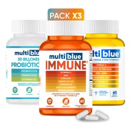 Multiblue Defensa Total: Omega + Vitamina C + Probioticos