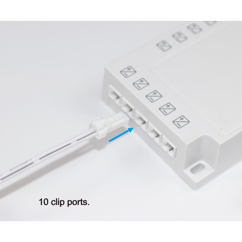 GZGMET 6 Pcs COB LED Strips Bright Dispaly Case Under