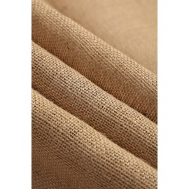 MDS - 50 Inch X 15 Feet Long 100% Natural Burlap Wedding Aisle Runner, Indoor Outdoor Jute Hessian Burlap Aisle Runner Carpet Walkway for Wedding Ceremony Prom Parties Event Décor Rustic Farmhouse