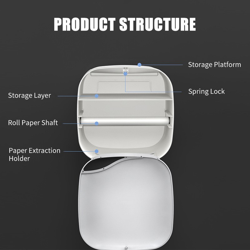 Menen Paper Towel Dispenser Wall Mounted Paper Towel Holder Dispenser
