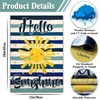 Hello Sunshine Garden Flags 12x18 Double Sided Summer Garden Flag