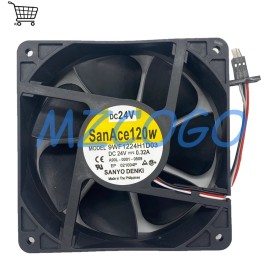 Unbranded For SANYO SanAce120 DENKI Cooling Fan A90L-0001-0509 9WF1224H1D03 0.32A 24V 3Pin