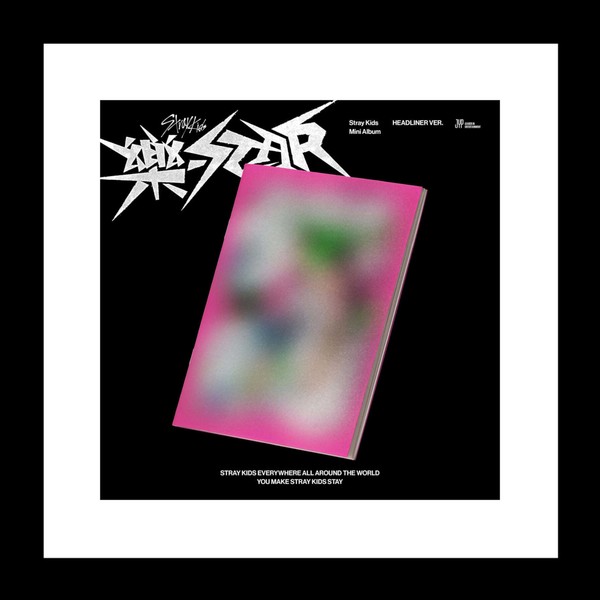 Stray Kids 樂-STAR ROCK-STAR 8th Mini Album CD+Contents+Photocard+Tracking Sealed SKZ (HEADLINER Version)