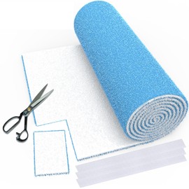 WAWINY 20 x 140" Air Vent Filters, Cut-to-Size MERV 8 Filter Material, Triple Layer HVAC Furnace Vent Filters for Home, Floor, Ceiling, Grilles - Includes 48PCS Adhesive Hook Tape.