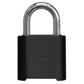 Master Lock 878 Powder Coated Black Zinc Resettable Combination Padlock