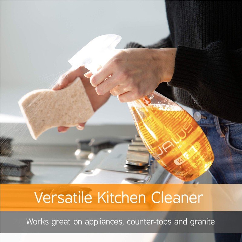 JAWS Cleaner Multi-Surface Kitchen Cleaner Bottle and 2 Refill Pods.